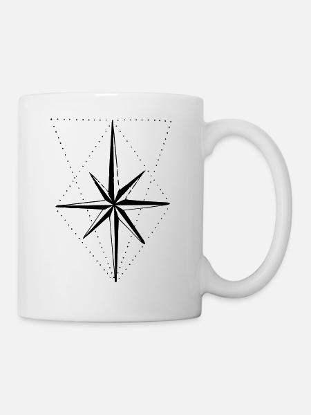 boussole - Mug blanc - blanc