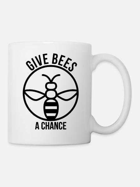 Enregistrez les abeilles - Mug blanc - blanc