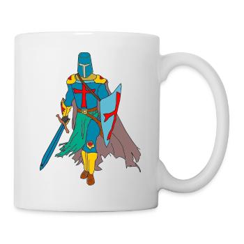 Ritter - Tasse - Weiß - Rechts