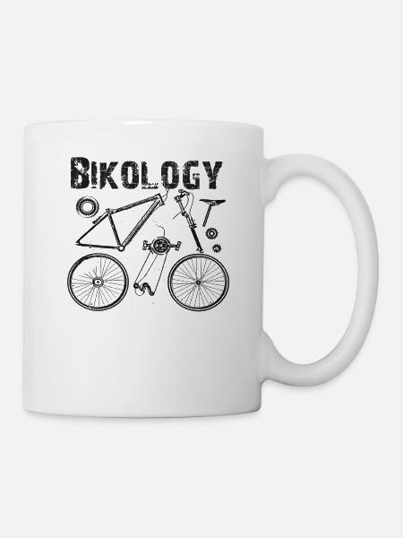 Bikology - Tasse - Weiß
