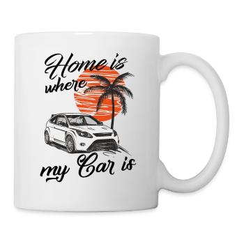 Home is where my car is Focus MK2 RS - Mug - white - Right