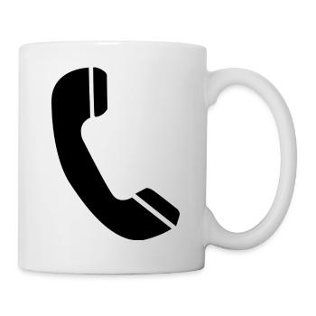 téléphone téléphone mobile retro12 radio téléphone mobile - Mug blanc - blanc - Droite