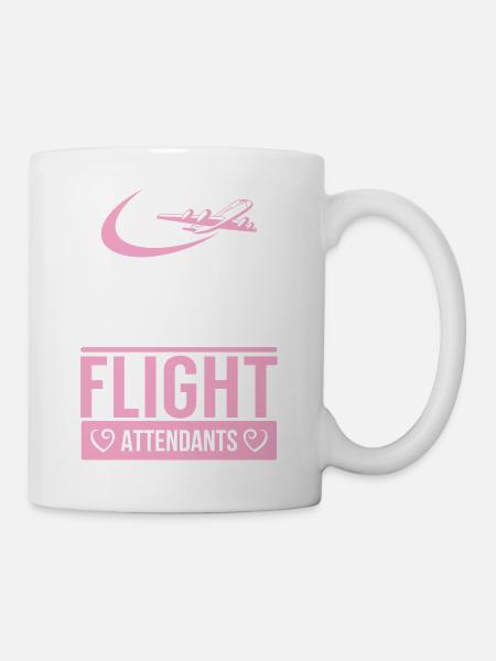 agent de bord - Agent de bord - hôtesse de l'air - - Mug blanc - blanc
