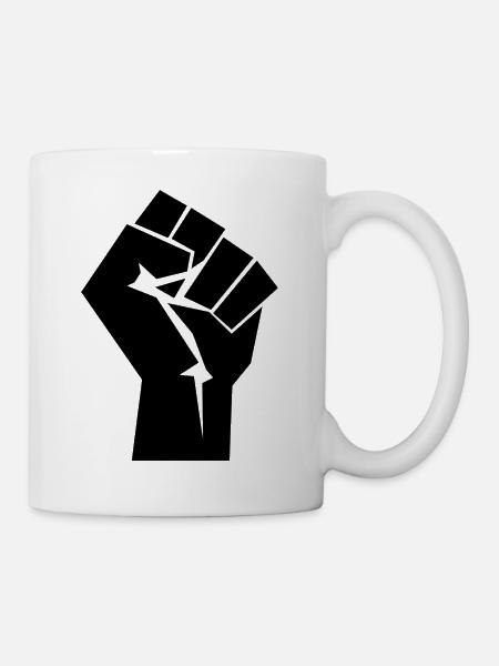 Kommunismus Faust - Tasse - Weiß