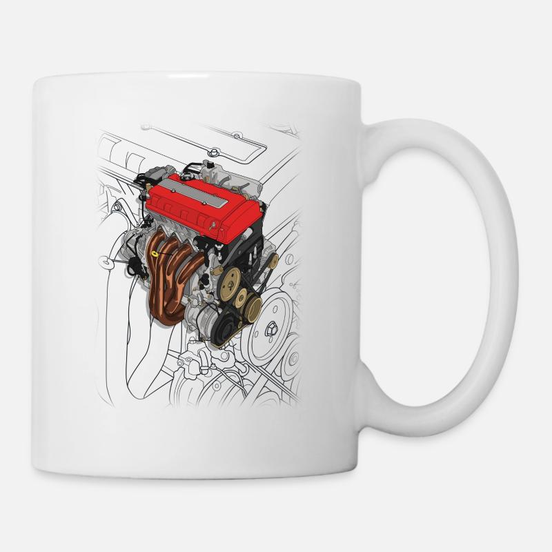 Moteur B16 - Mug blanc - blanc