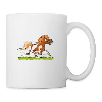 J'peux pas j'ai shet! (pie alezan, t blanc) - Mug blanc - blanc - Droite