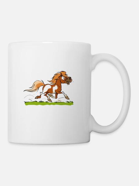 J'peux pas j'ai shet! (pie alezan, t blanc) - Mug blanc - blanc