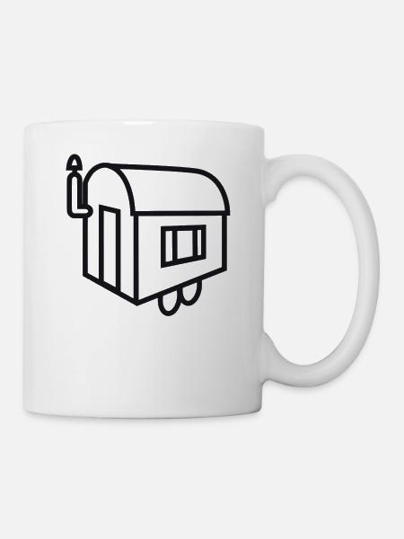 Bauwagen - Tasse - Weiß