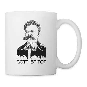 Gott ist tot Friedrich Nietzsche, Zarathustra - Tasse - Weiß - Rechts