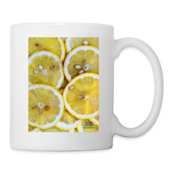 zitrone - Tasse - Weiß - Rechts