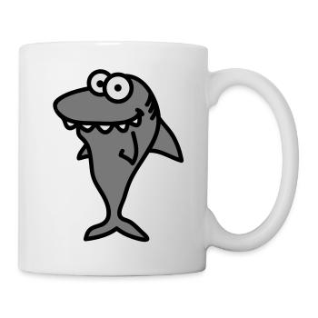 shark - Tasse - Weiß - Rechts