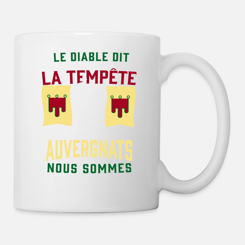Tempête Auvergnats - Mug blanc - blanc