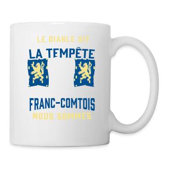 Tempête Franc-Comtois - Mug blanc - blanc - Droite