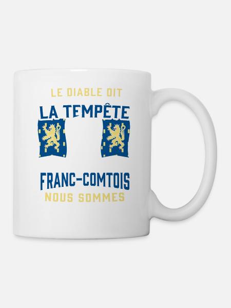 Tempête Franc-Comtois - Mug blanc - blanc