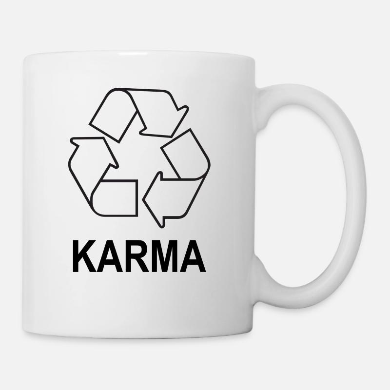 karma - Mug - white