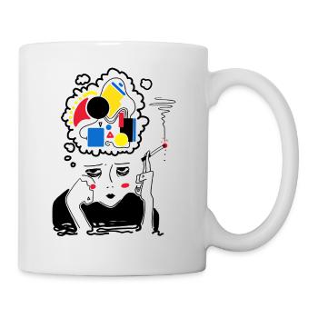 Meditation - Tasse - Weiß - Rechts