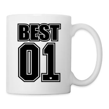 Meilleurs amis pour toujours / amis cadeau 1 - Mug blanc - blanc - Droite