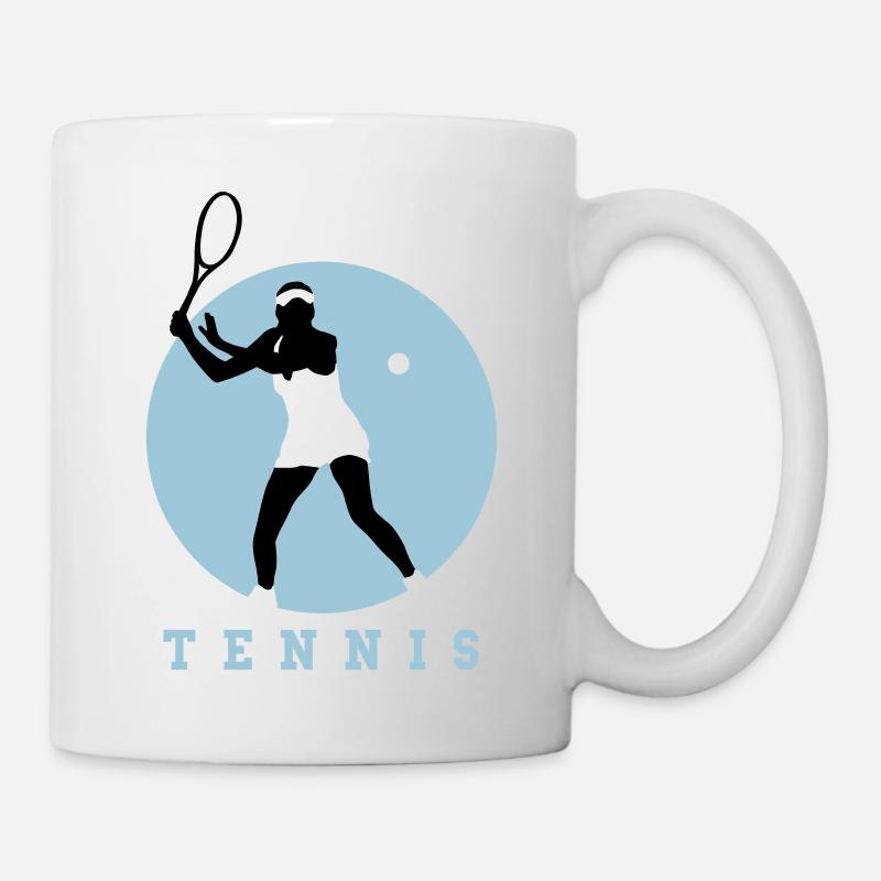 tennisspielerin_01_a_2c - Mug blanc - blanc