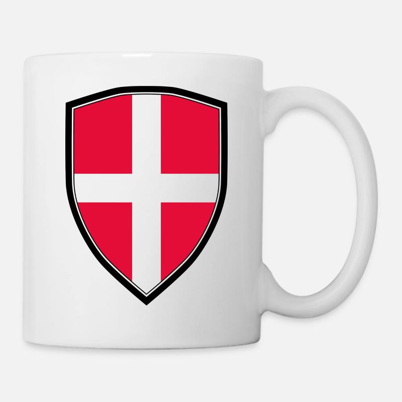 Dänemark Wappen - Tasse - Weiß