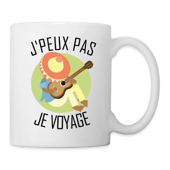 J'peux pas je Voyage - Mug blanc - blanc - Droite