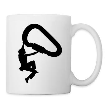 Rock the Carabiner - Tasse - Weiß - Rechts