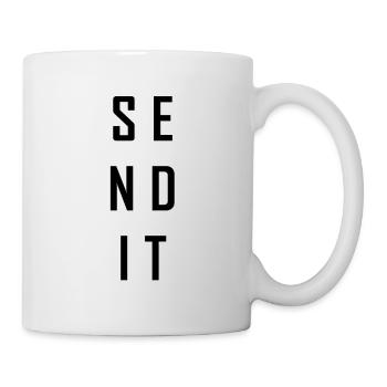 send it - Tasse - Weiß - Rechts