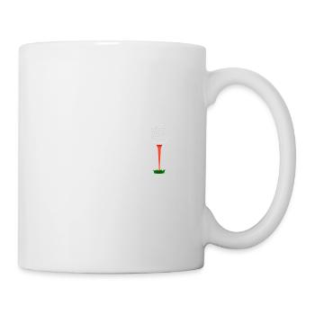 I am 49 Plus Goft Ball For Golfer - Mug - white - Right