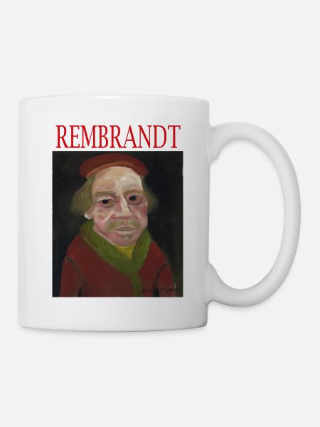 Rembrandt - Tasse - Weiß