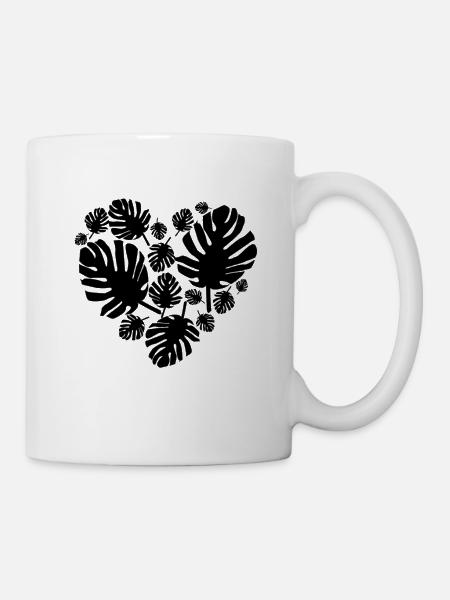 Herz - liebe - Tasse - Weiß