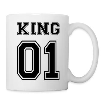 KING - Mug blanc - blanc - Droite