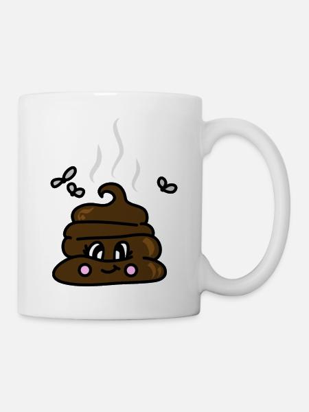 petite petite merde douce, idée de cadeau drôle - Mug blanc - blanc