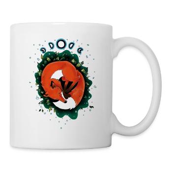 Gute-Nacht-Fuchs - Tasse - Weiß - Rechts