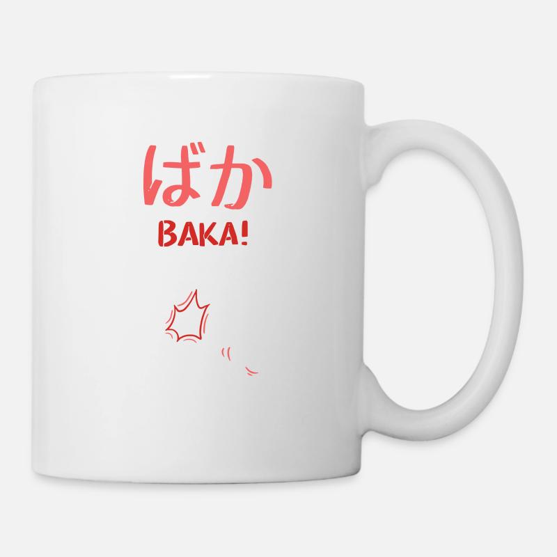 Baka Japan Manga d'Anime d'Otaku - Mug blanc - blanc