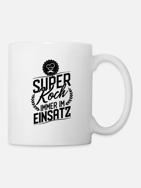 Koch Profikoch Küchenchef Super Koch Geschenk - Tasse - Weiß
