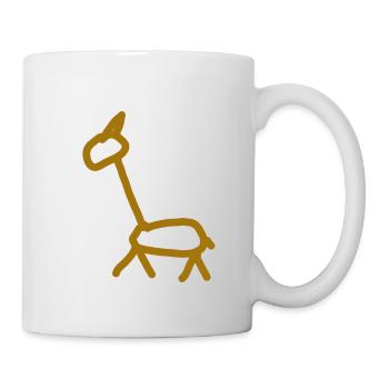 Giraffe - Tasse - Weiß - Rechts