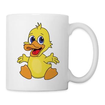 Ducklings duck chicks - Mug - white - Right