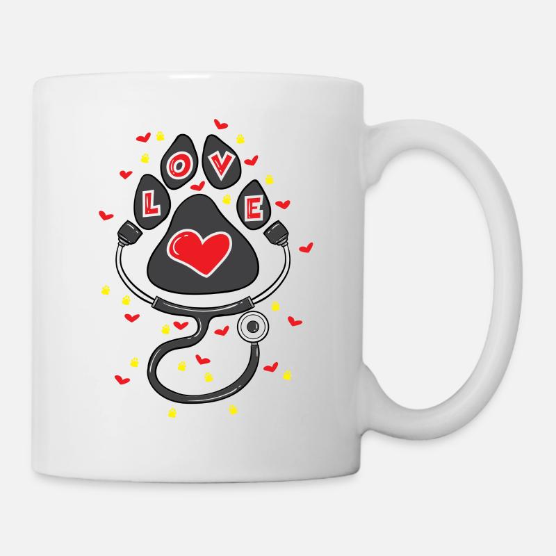 Ganz viel Liebe - Tasse - Weiß
