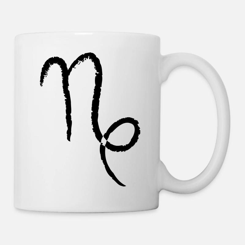 Sternzeichen Steinbock - Capricorn - Tasse - Weiß