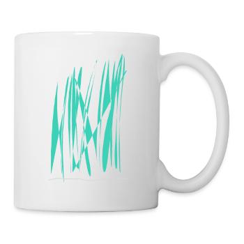 Couleur de la ligne - Mug blanc - blanc - Droite