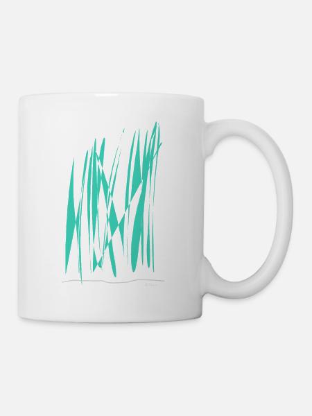 Line color - Tasse - Weiß