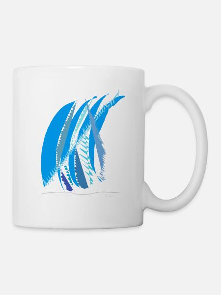 Line color - Tasse - Weiß