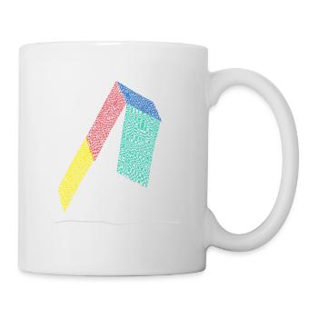 Modern design Graffiti, Muster, Logo, trend - Tasse - Weiß - Rechts