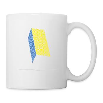 Abstract design Graffiti mit Ecken und Kanten - Tasse - Weiß - Rechts
