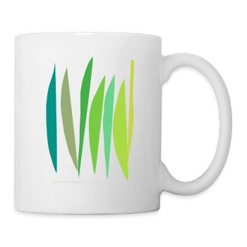 Abstract design The growth of the stalks - Mug - white - Right