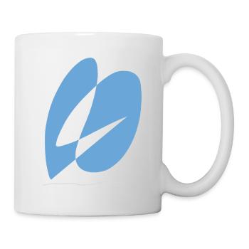 Abstract design the in love raindrops - Mug - white - Right