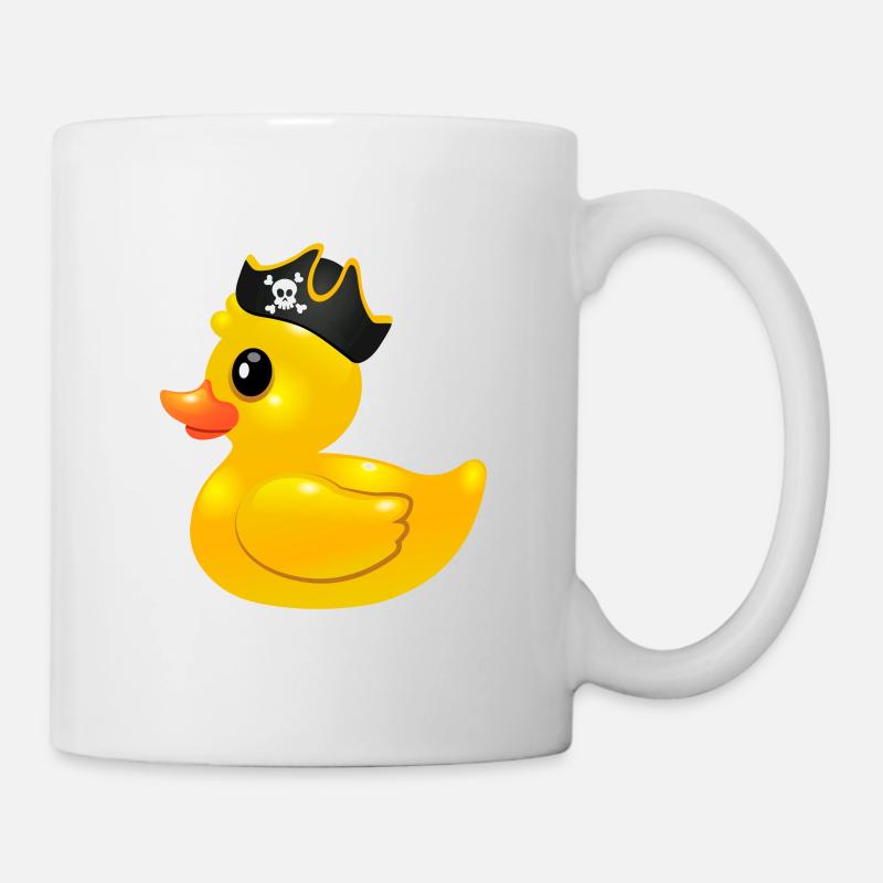 Pirate de canard en caoutchouc - Pirate de canard en caoutchouc - Mug blanc - blanc