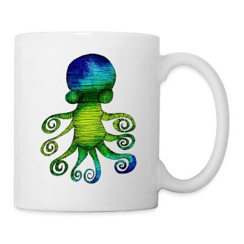 Calmar - Mug blanc - blanc - Droite