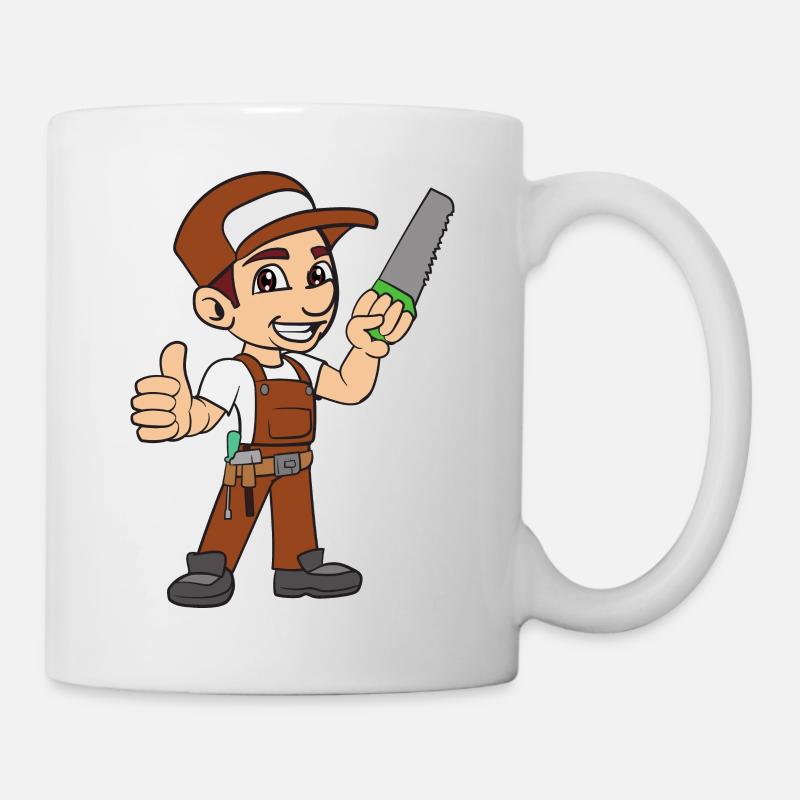 Menuisier charpentier - Mug blanc - blanc