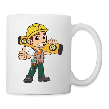 Mason artisan - Mug blanc - blanc - Droite