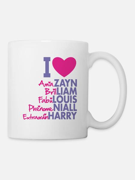 I Heart 1D - Mug - white
